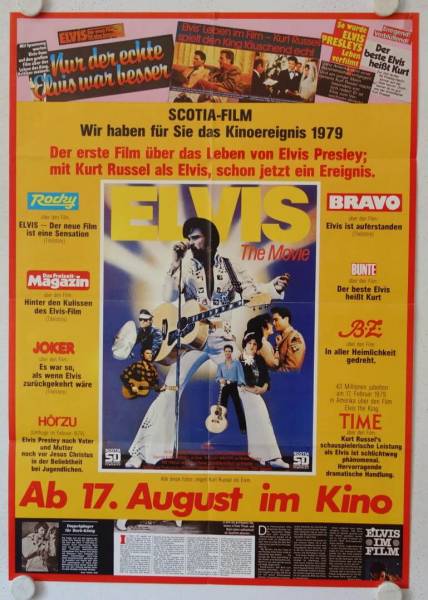 Elvis The Movie original release german movie poster